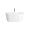 Custom image for White with Brushed Nickel Trim