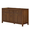 Custom image for Dark Walnut with Brushed Gold Trim / No Mirror