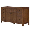 Custom image for Dark Walnut with Matte Black Trim / No Mirror
