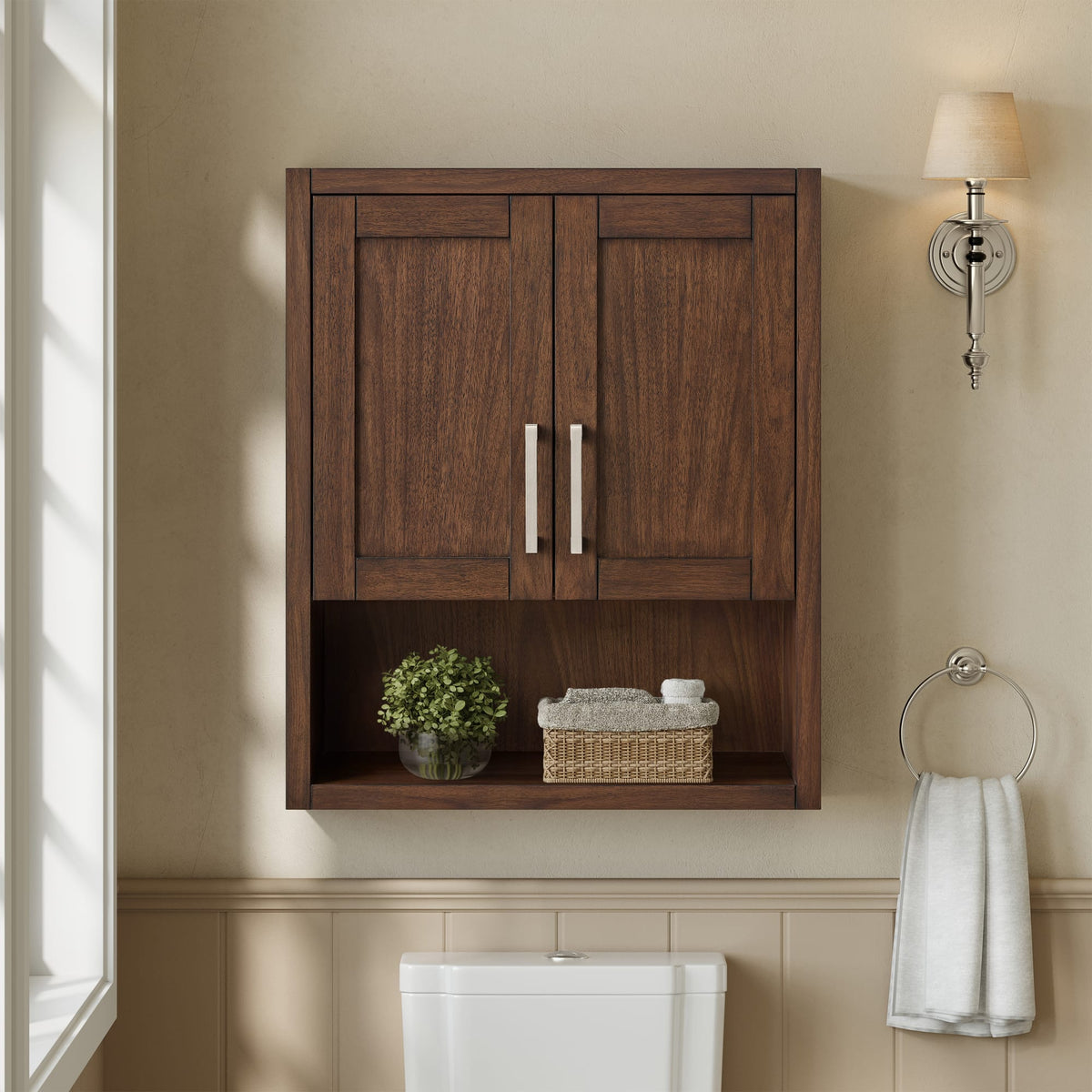 Beckett Over the Toilet Storage Wall Cabinet