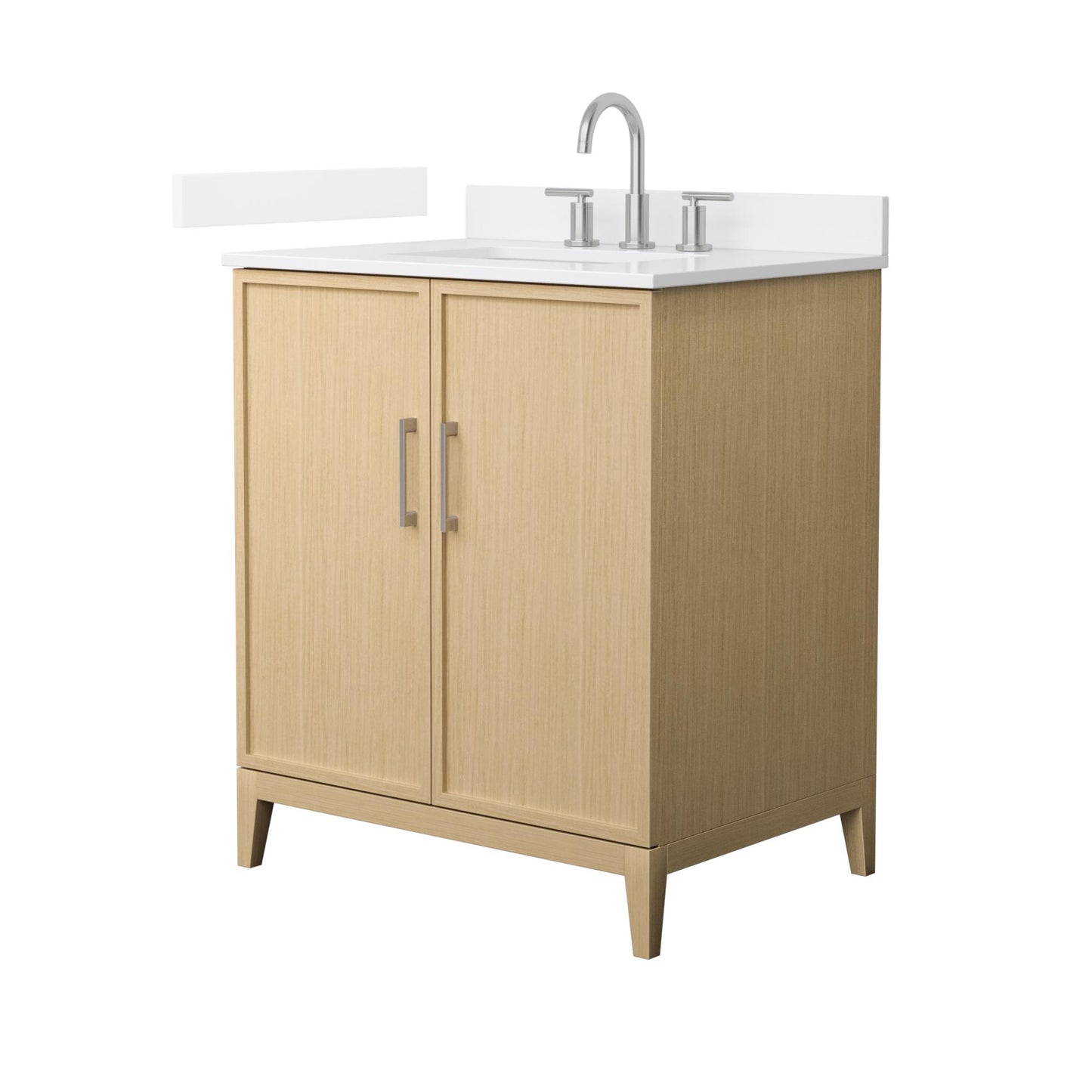 Elan Bathroom Vanity with Countertop 30 inch Single Sink 3-hole Faucet Setup
