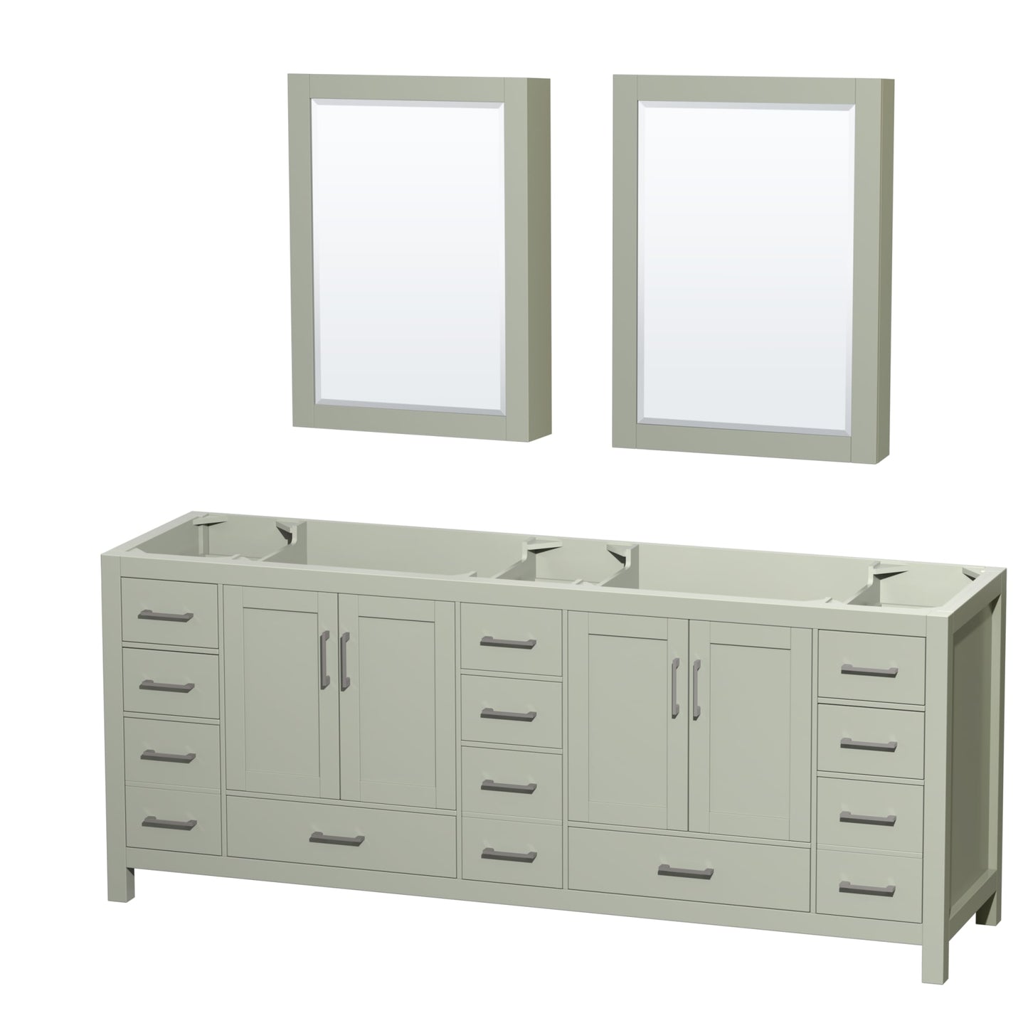Sheffield Bathroom Vanity Cabinet 84 inch Double Sink