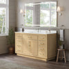 Custom image for Rift Oak with Brushed Nickel Trim / Giotto Quartz / No Mirror
