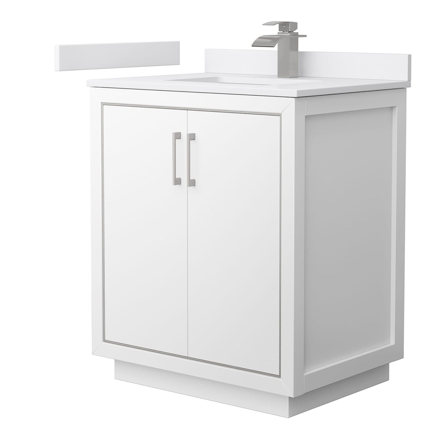 Icon Bathroom Vanity with Countertop 30 inch Single Sink Single hole Faucet Setup