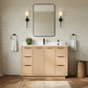 Custom image for Light Straw with Matte Black Trim / White Quartz / No Mirror