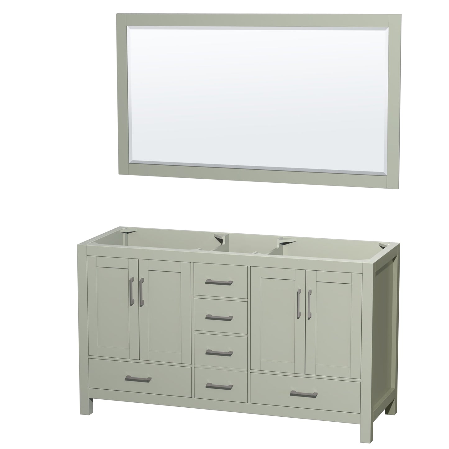 Sheffield Bathroom Vanity Cabinet 60 inch Double Sink