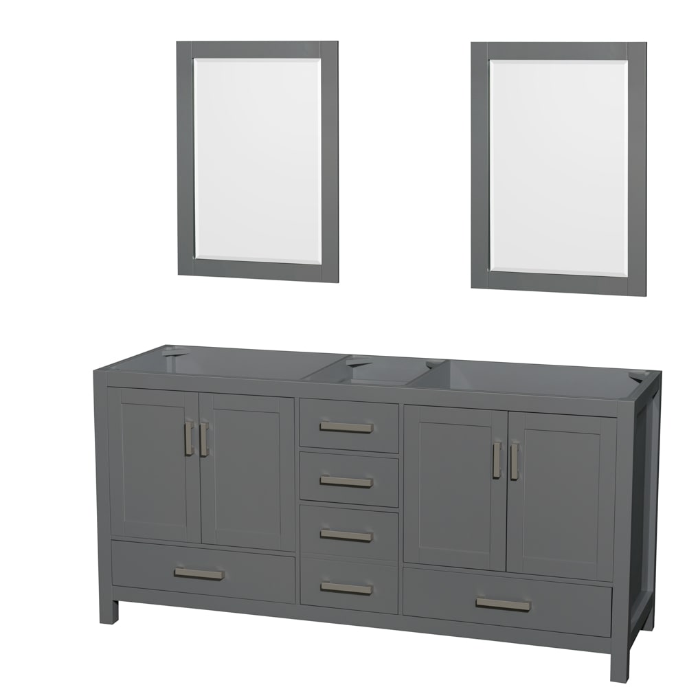 Sheffield Bathroom Vanity Cabinet 72 inch Double Sink