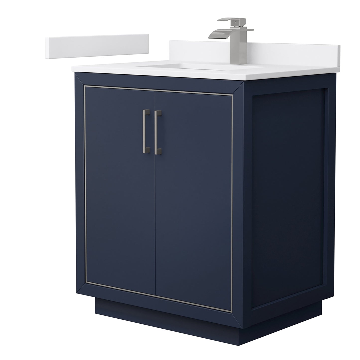 Icon Bathroom Vanity with Countertop 30 inch Single Sink Single hole Faucet Setup