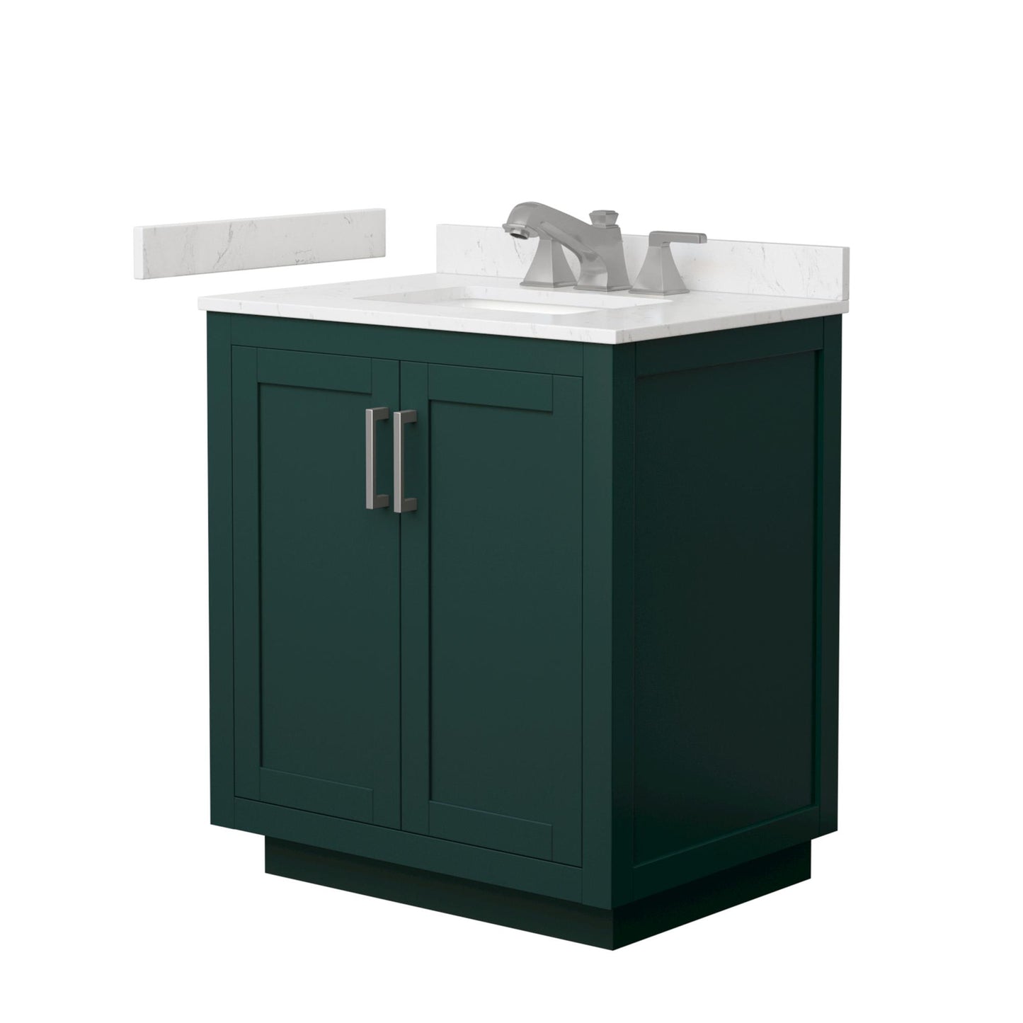 Miranda Bathroom Vanity with Countertop 30 inch Single Sink 3-hole Faucet Setup