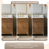Custom image for Toasted Walnut with Brushed Nickel Trim / No Mirror
