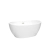 Custom image for White with Brushed Nickel Trim / 55