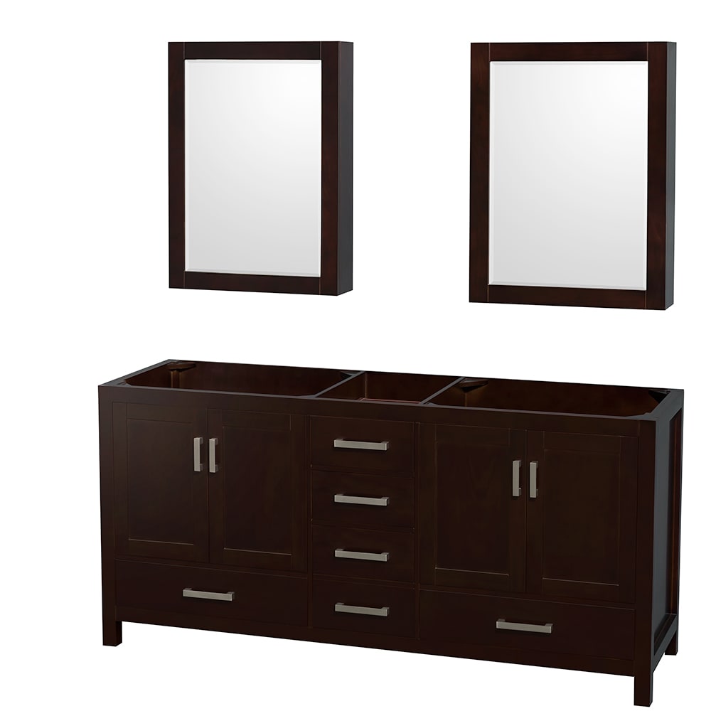 Sheffield Bathroom Vanity Cabinet 72 inch Double Sink