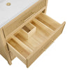 Custom image for Scandinavian Oak with Satin Bronze Trim / No Mirror