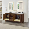 Custom image for Dark Walnut with Matte Black Trim / White Quartz / No Mirror