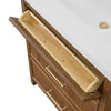 Custom image for Toasted Walnut with Satin Bronze Trim / No Mirror