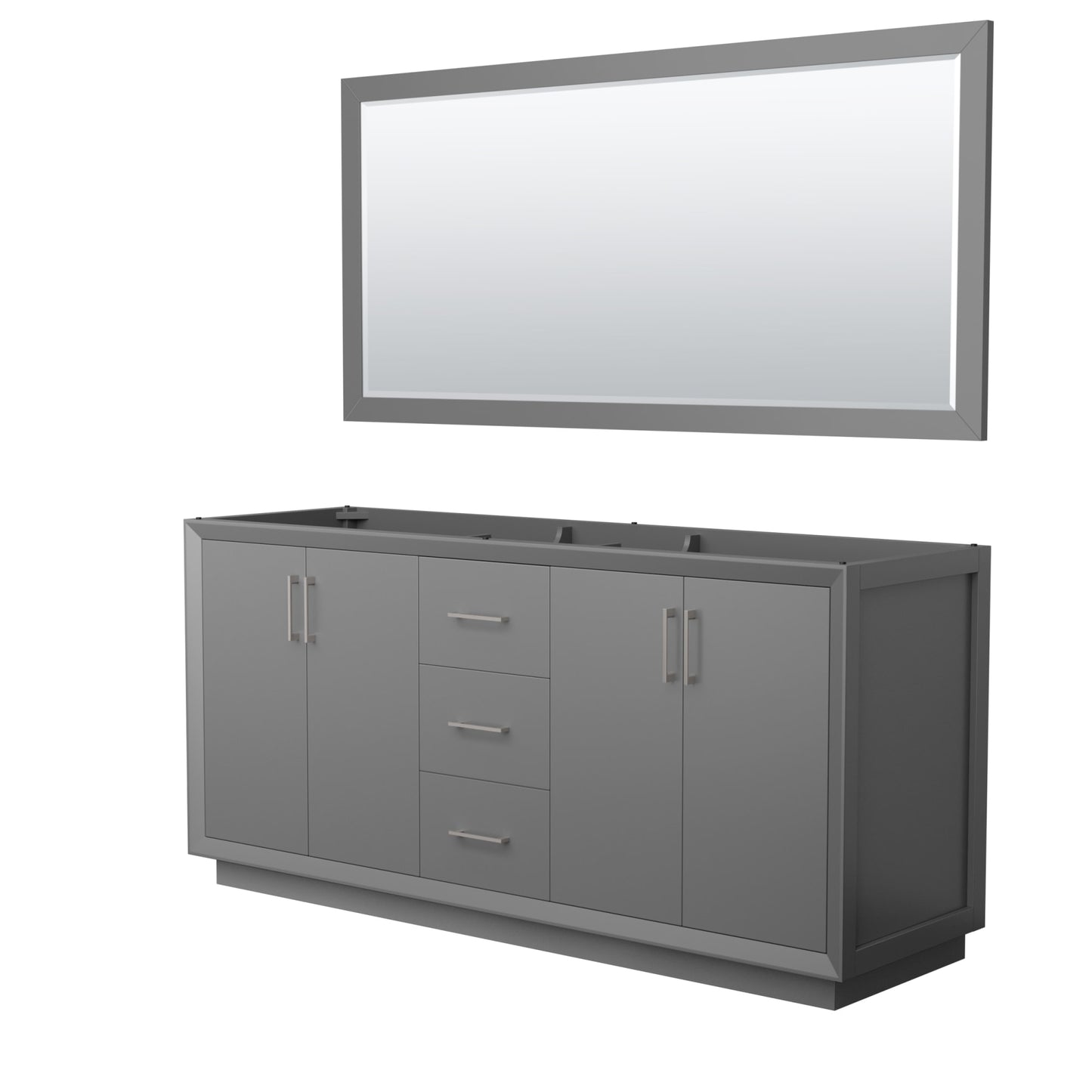 Strada Bathroom Vanity Cabinet 72 inch Double Sink