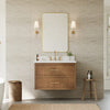 Custom image for Toasted Walnut with Satin Bronze Trim / Giotto Quartz / No Mirror