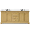 Custom image for Honey Oak with Matte Black Trim / Carrara Cultured Marble / No Mirror