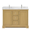 Custom image for Honey Oak with Polished Chrome Trim / Giotto Quartz / No Mirror