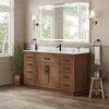Custom image for Dark Oak with Matte Black Trim / Giotto Quartz / No Mirror