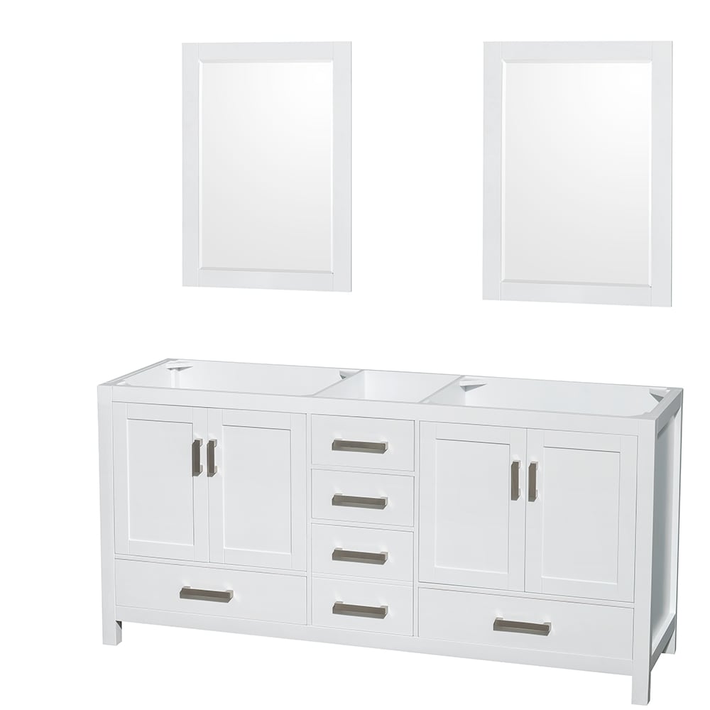 Sheffield Bathroom Vanity Cabinet 72 inch Double Sink