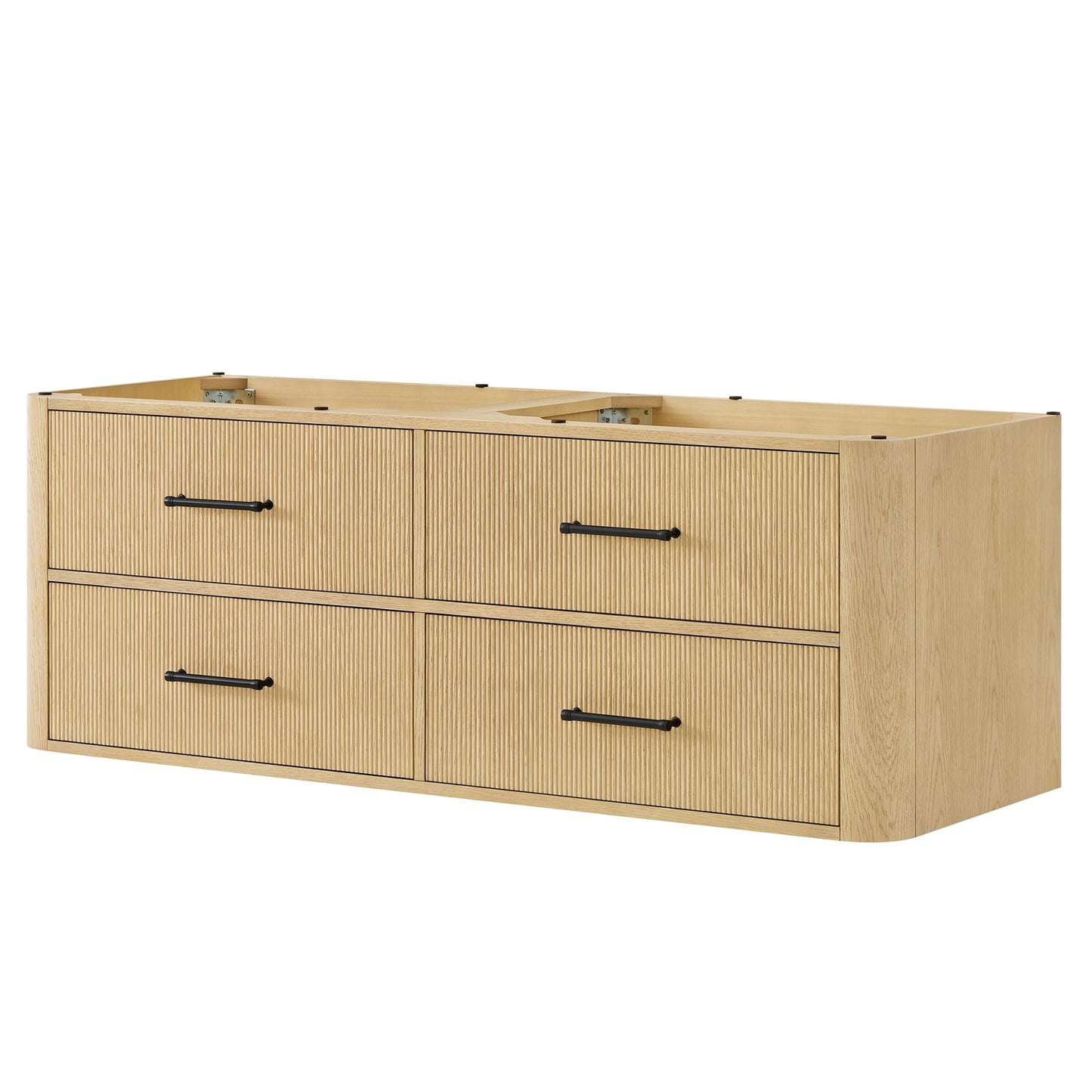 Francesca WM Wall Mounted Bathroom Vanity Cabinet 60 inch Double Sink