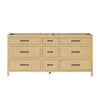 Custom image for Scandinavian Oak with Matte Black Trim / No Mirror