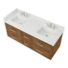 Custom image for Toasted Walnut with Brushed Nickel Trim / Giotto Quartz / No Mirror