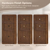 Custom image for Dark Walnut with Matte Black Trim / White Quartz / No Mirror