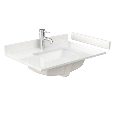 Countertop with Undermount Sink 30 inch Single hole