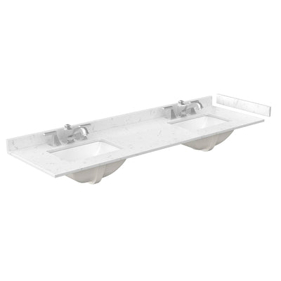 Countertop with Undermount Sink 72 inch 3-hole