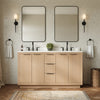 Custom image for Light Straw with Matte Black Trim / White Quartz / No Mirror