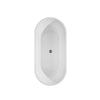 Custom image for White with Polished Chrome Trim and Matte Black Faucet / 67