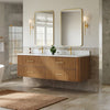 Custom image for Toasted Walnut with Satin Bronze Trim / Giotto Quartz / No Mirror