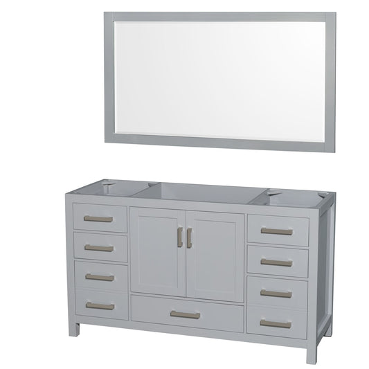 Sheffield Bathroom Vanity Cabinet 60 inch Single Sink