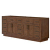Custom image for Dark Oak with Matte Black Trim / No Mirror