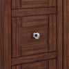 Custom image for Dark Walnut with Polished Chrome Trim / Giotto Quartz / No Mirror