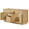 Custom image for Rift Oak with Brushed Nickel Trim / No Mirror
