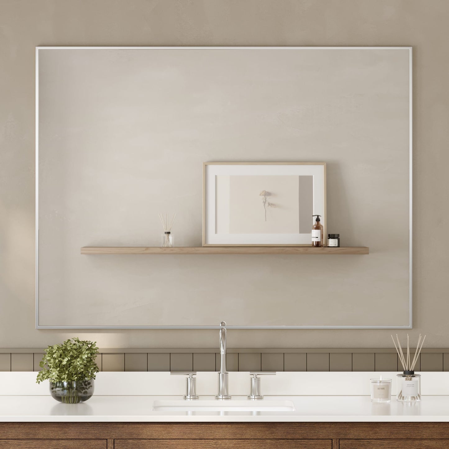 Hudson Bathroom Mirror 48 inch