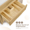 Custom image for Scandinavian Oak with Matte Black Trim / No Mirror