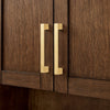 Custom image for Dark Oak with Brushed Gold Trim