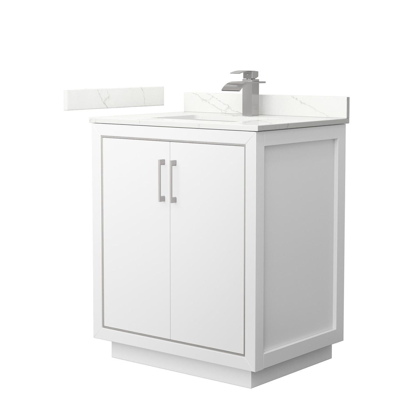 Icon Bathroom Vanity with Countertop 30 inch Single Sink Single hole Faucet Setup