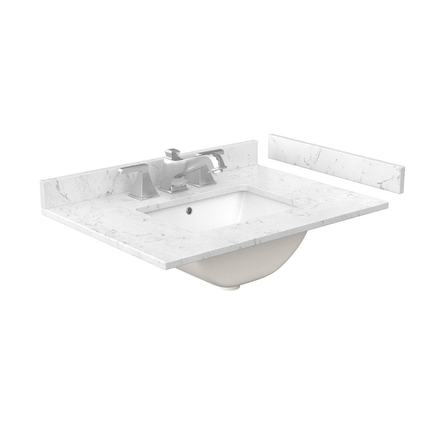 Countertop with Undermount Sink 30 inch 3-hole