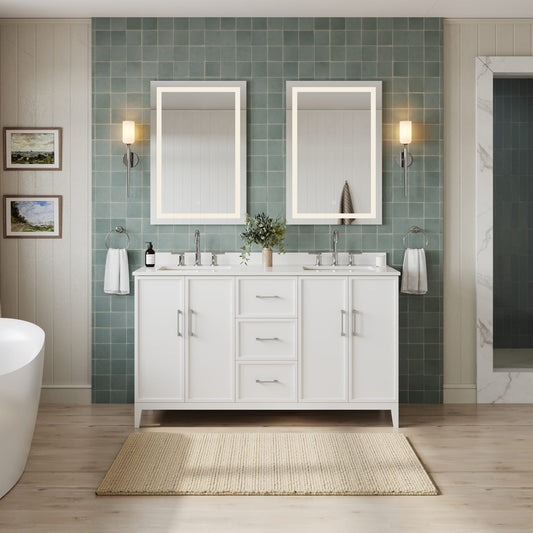 Elan Bathroom Vanity Cabinet 60 inch Double Sink