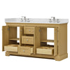 Custom image for Honey Oak with Polished Chrome Trim / Giotto Quartz / No Mirror