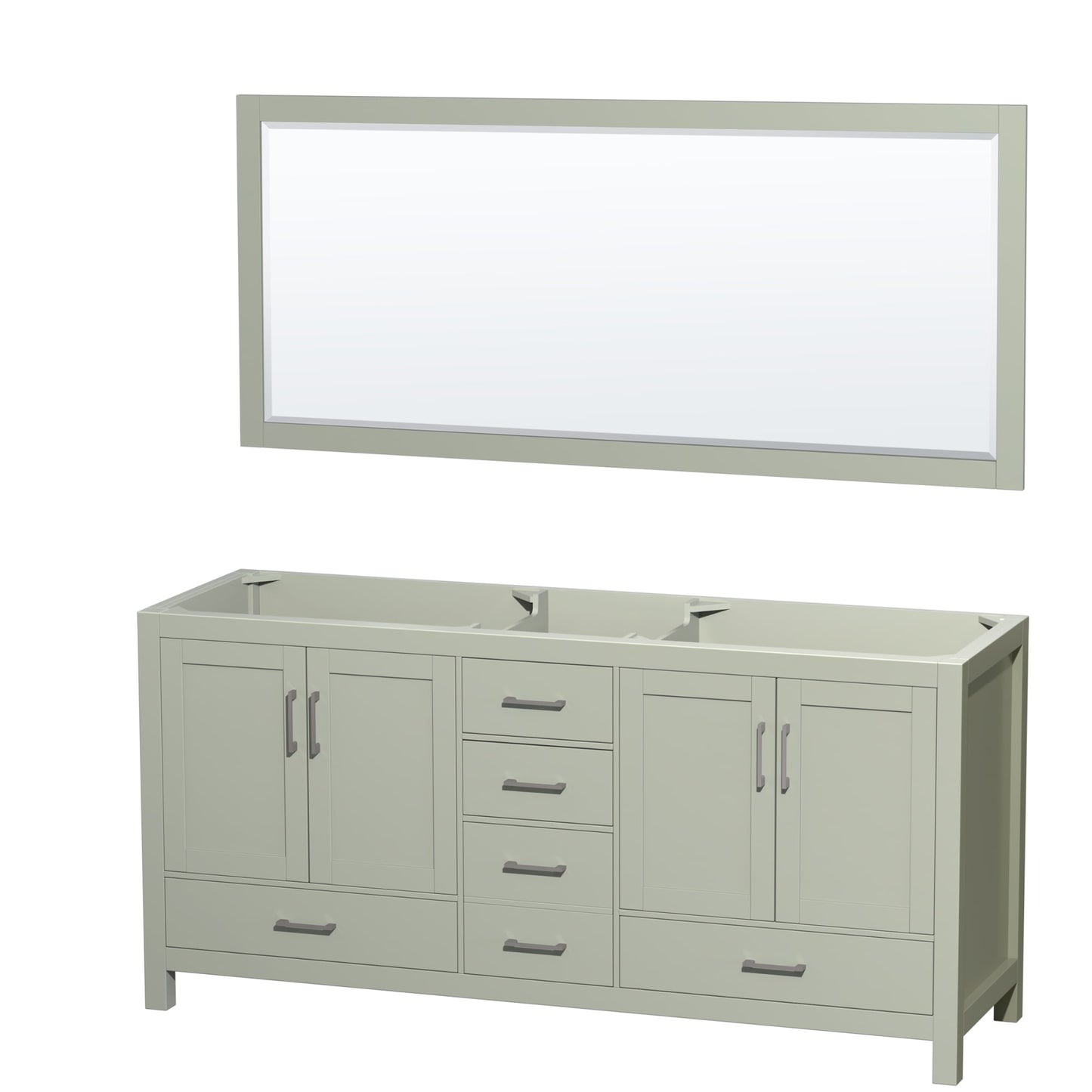 Sheffield Bathroom Vanity Cabinet 72 inch Double Sink