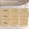 Custom image for Scandinavian Oak with Matte Black Trim / No Mirror