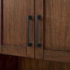Custom image for Dark Walnut with Matte Black Trim