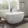 Custom image for White with Polished Chrome Trim and Matte Black Faucet