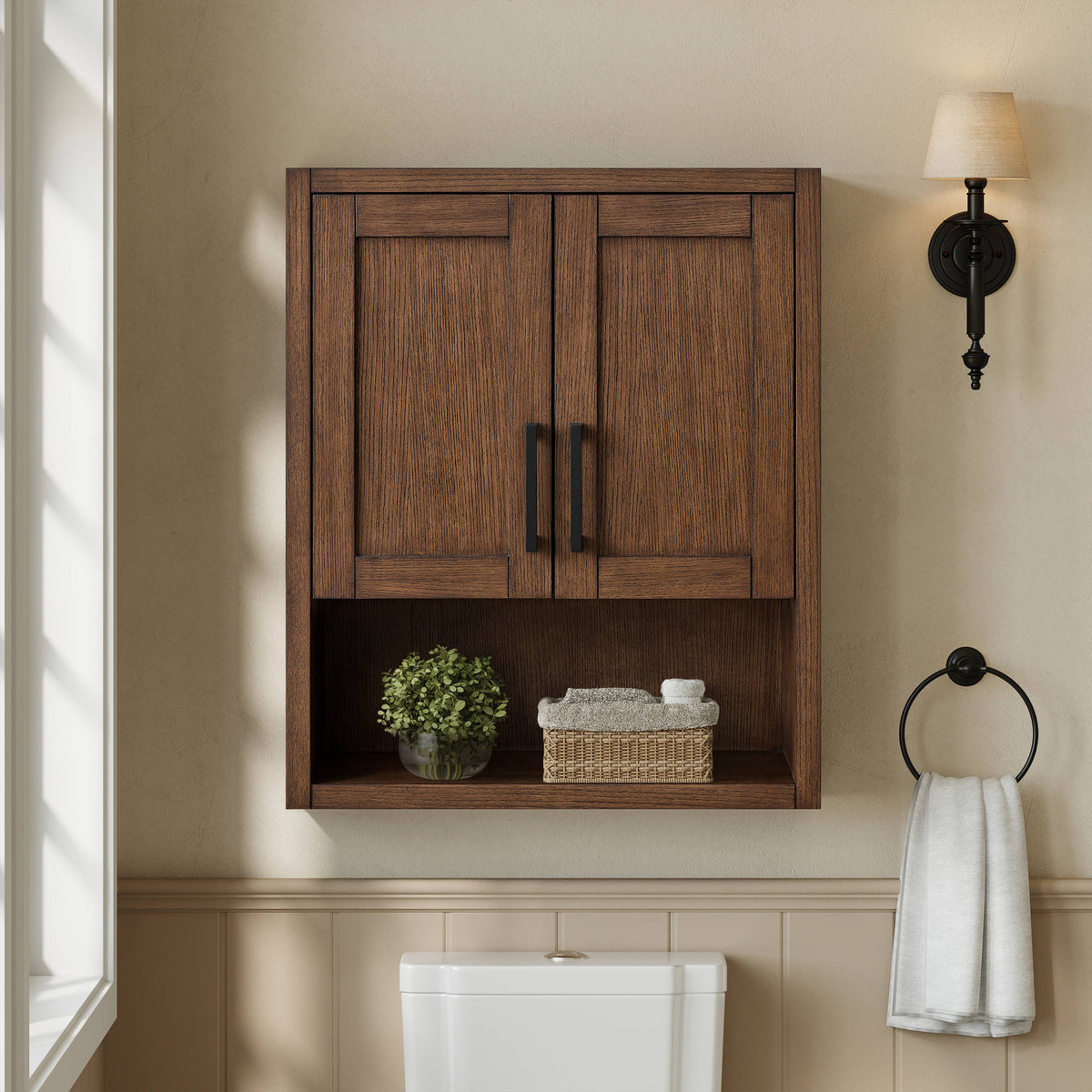 Beckett TK Over the Toilet Storage Wall Cabinet